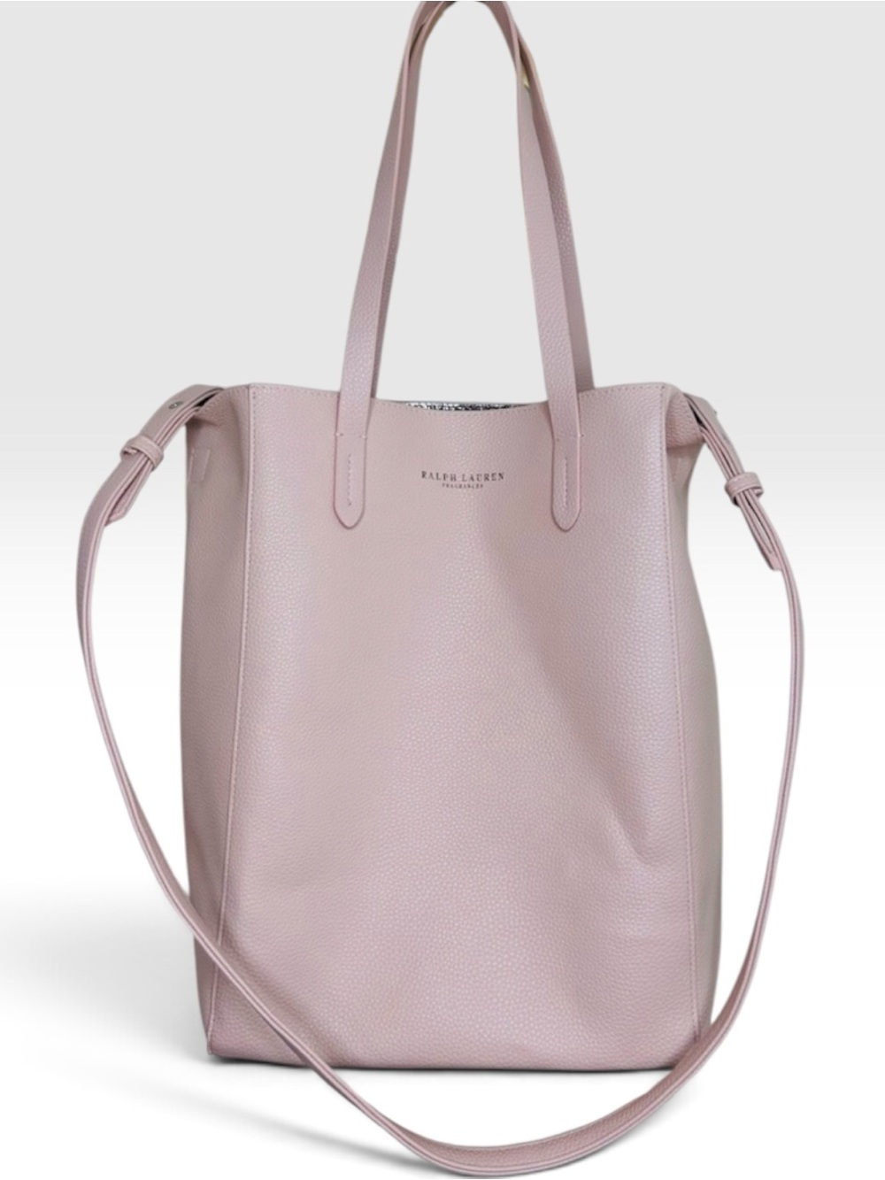 Ralph Lauren Fragrances Soft Pink Faux Leather Tote